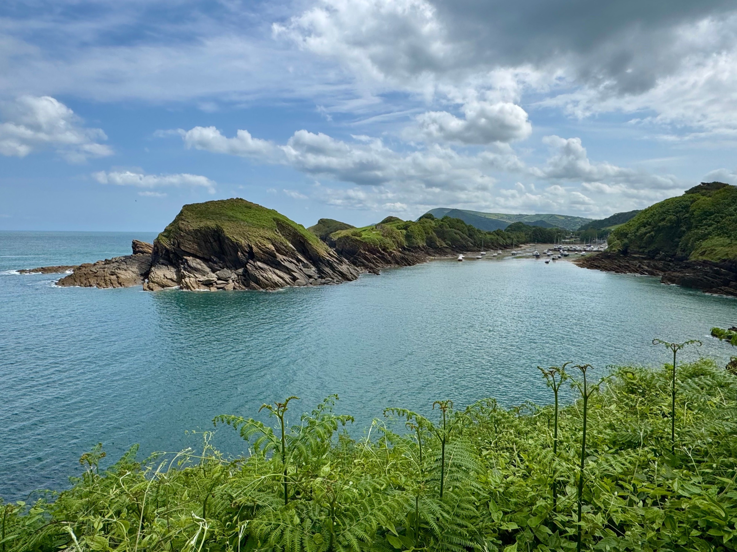 The North Devon coast near Ilfracombe, on the South West Coast Path