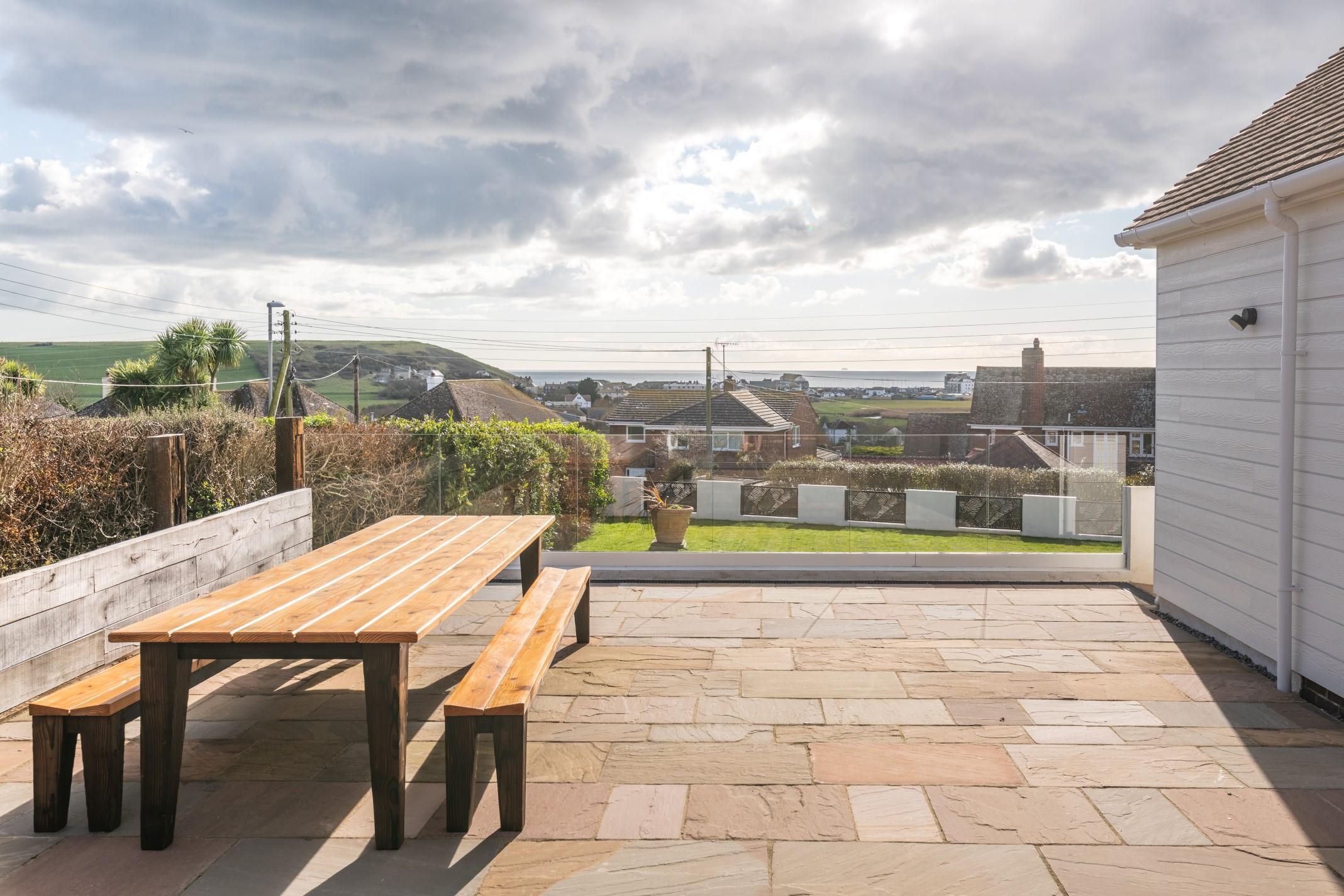 The Bridport House — jurassic view house patio