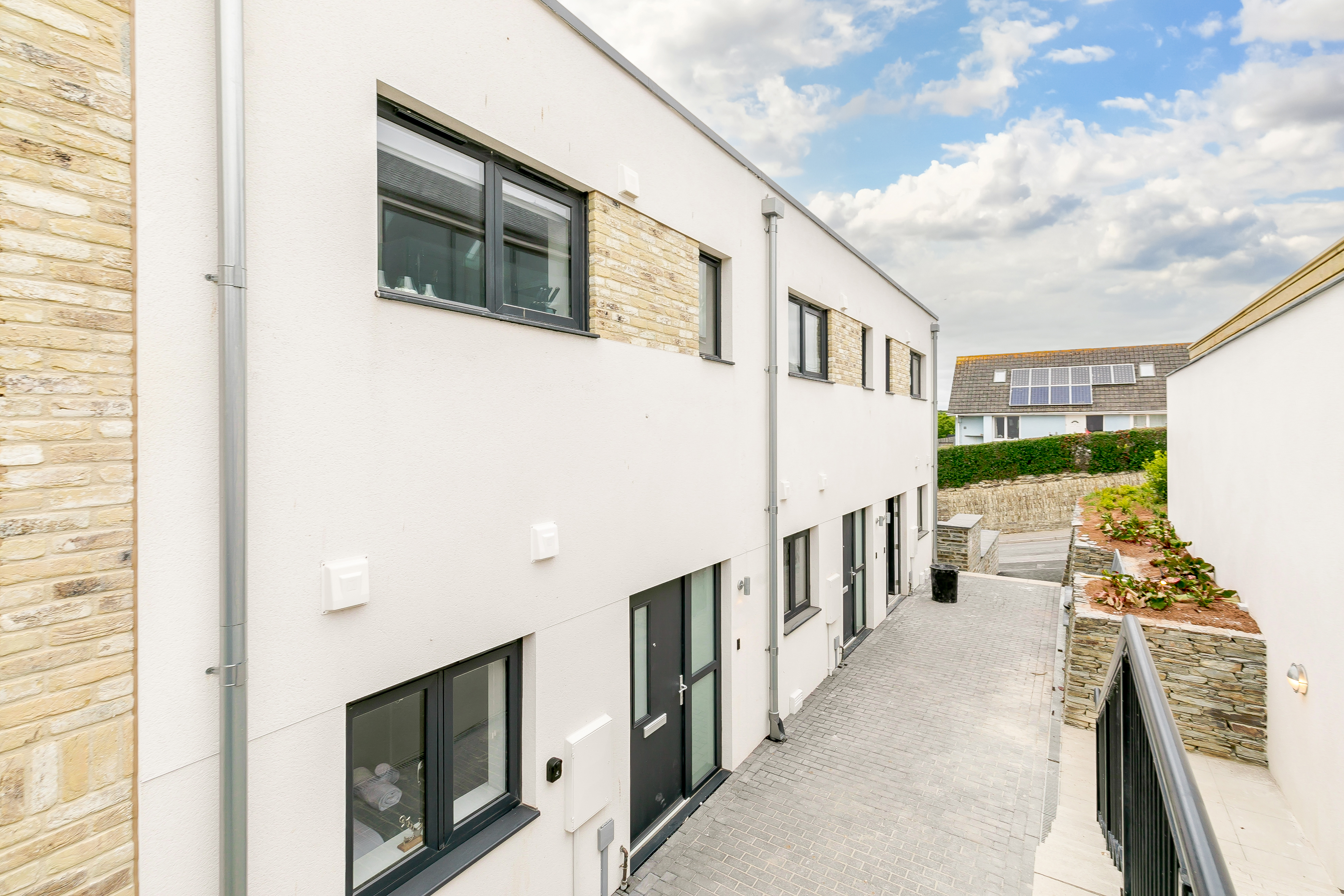 The Newquay Apartment dog-friendly coastal cottage exterior, Newquay Cornwall