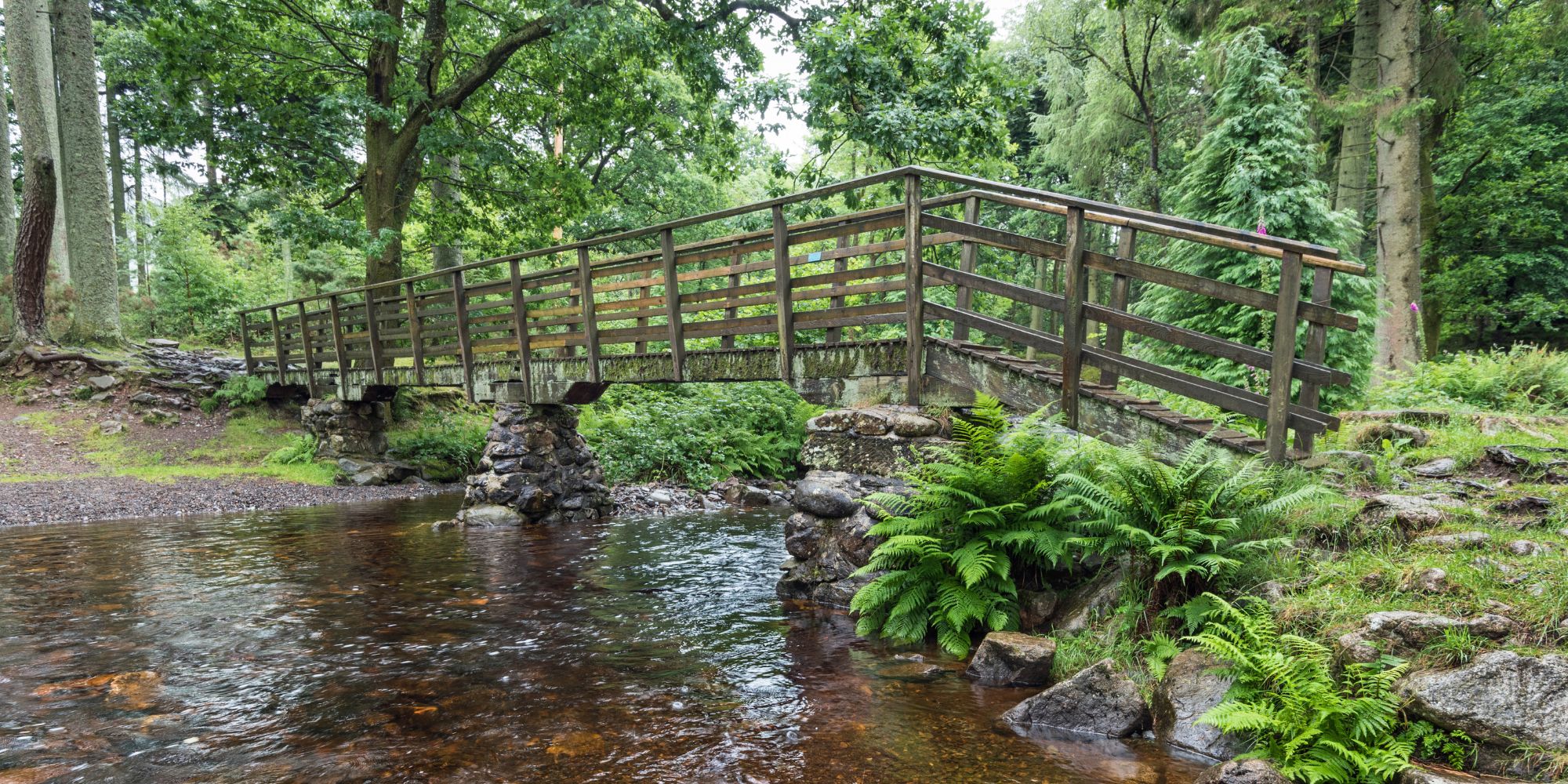 Dalegarth Footbridge in the Lake District